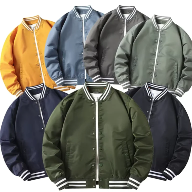 CHINEE-Mens-Casual-Bomber-Jacket-Multicolor-Loose-Sport-Style-with-Low-MOQ-Hip-Hop-Thin-for-Winter