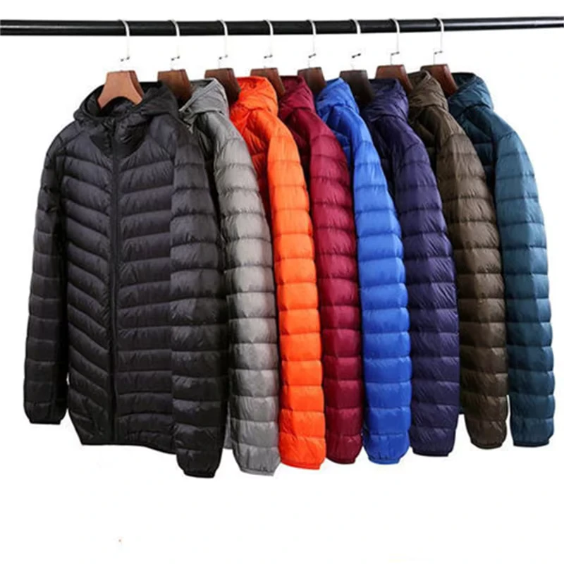CHINEE-Mens-Casual-Lightweight-Short-Hooded-80-Mandarin-Collar-Jacket-Fall-Winter-Breathable-Outerwear-Zipper-Closure-100-Polyester