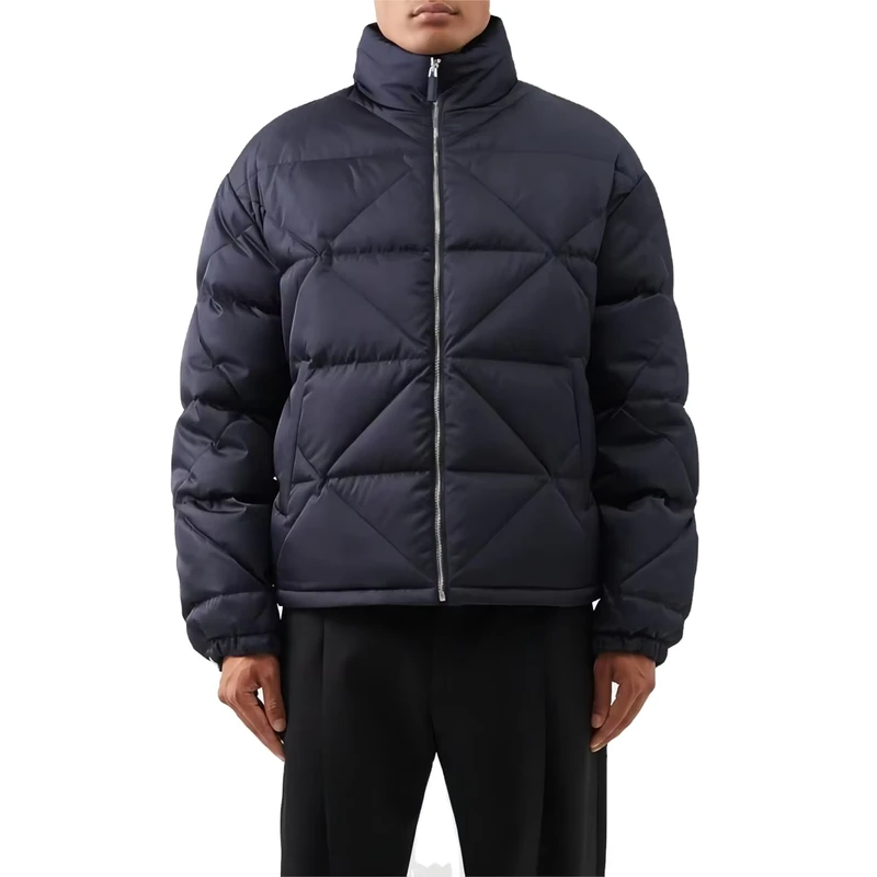 CHINEE-Mens-Casual-Long-Winter-Jacket-Plus-Size-Puffer-with-Zipper-Closure-Windproof-Outdoor-Use