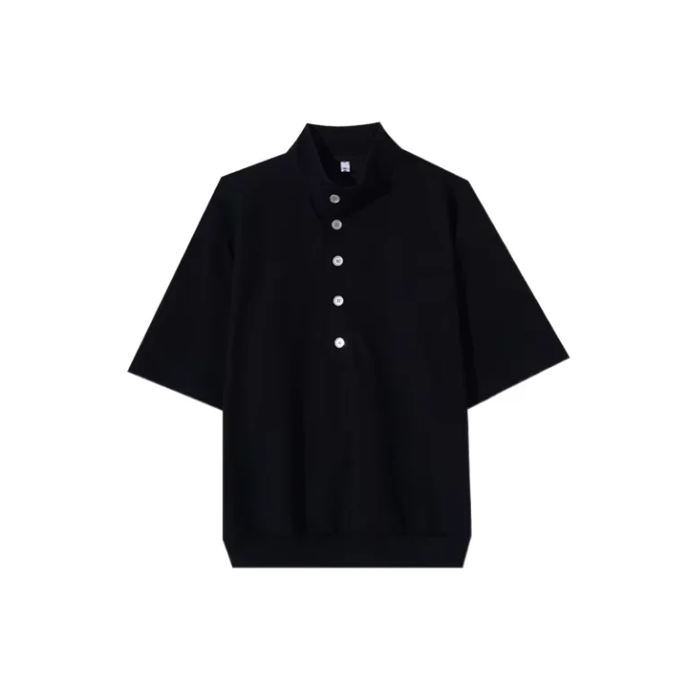 CHINEE-Mens-Casual-Summer-Streetwear-2-Piece-Breathable-100-Polyester-Polo-Set-Sleeveless-Performance-Knitted-Shirt-Jogger-Shorts