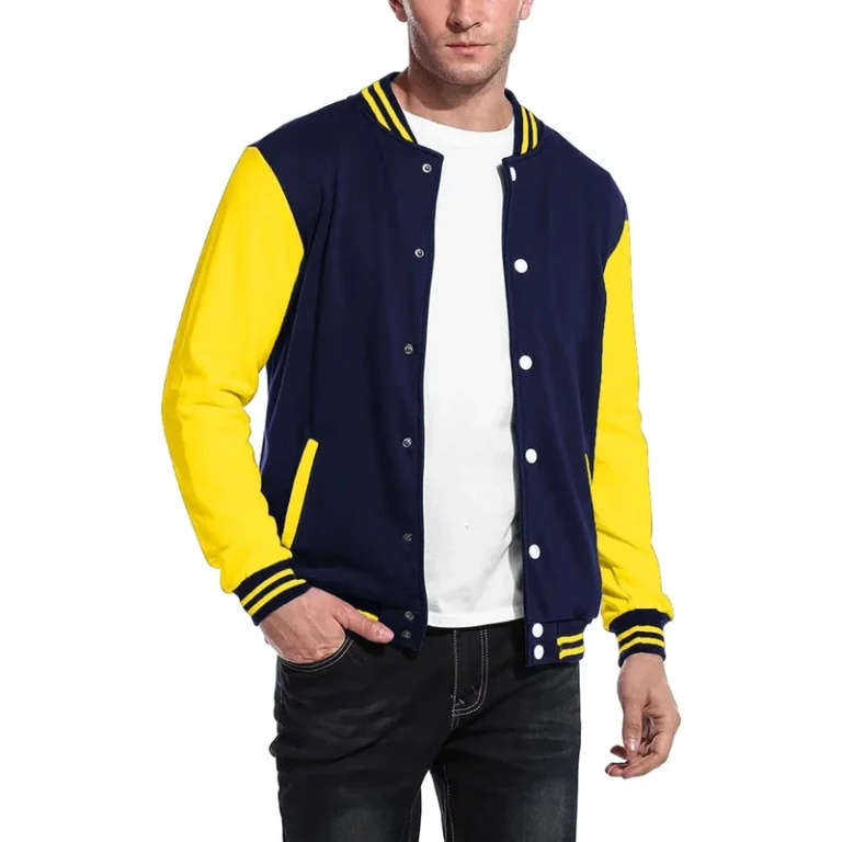 CHINEE-Mens-Customized-Colors-Varsity-Jacket-High-Quality-Wool-Polyester-Blend-Stand-Snap-Button-Casual-Baseball-Winter