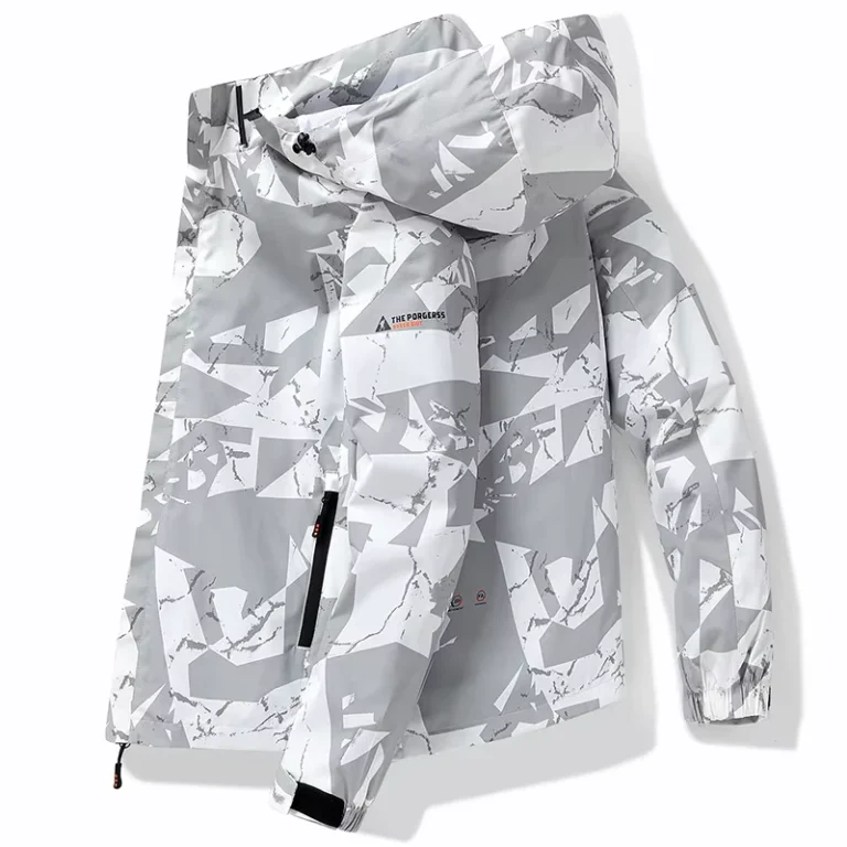 CHINEE-Mens-Heavyweight-Puffer-Jacket-Winter-Shiny-Lightweight-Zipper-Closure-Logo-Decoration-Breathable-Waterproof-Long