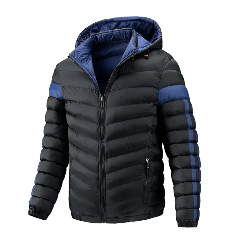 CHINEE-Mens-High-Quality-Two-Sided-Down-Jacket-Windproof-Waterproof-Winter-Coat-Thickened-Zipper-Breathable-Overcoat-Short-Thin-Design