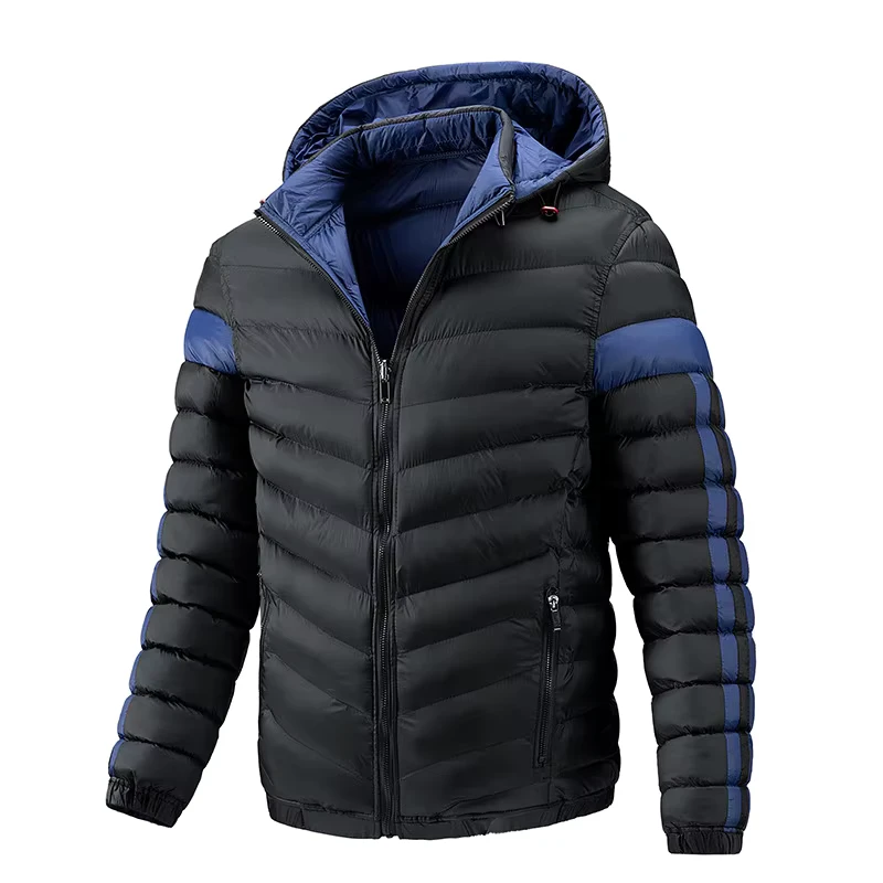 CHINEE-Mens-High-Quality-Two-Sided-Down-Jacket-Windproof-Waterproof-Winter-Coat-Thickened-Zipper-Breathable-Overcoat-Short-Thin-Design