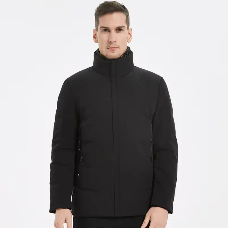 CHINEE-Mens-Lightweight-Winter-Outdoor-Jacket-With-Stand-up-Collar-Warm-Windproof-Clothing-OEM-Custom-Own-Logo