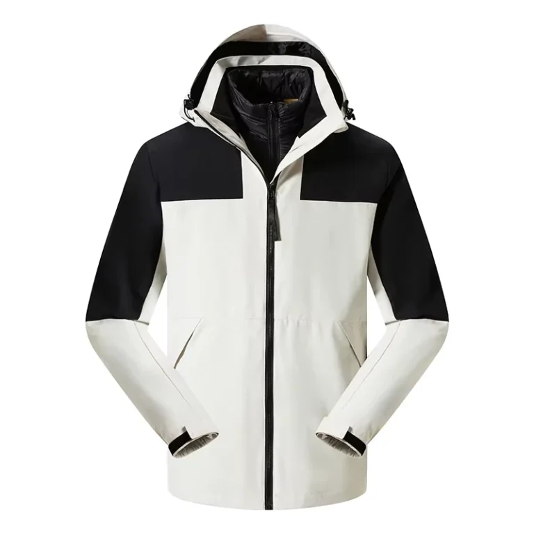 CHINEE-Mens-Plus-Size-Soft-Shell-Waterproof-Reversible-Breathable-Hooded-Down-Filled-Autumn-Winter-Windbreaker-Jacket