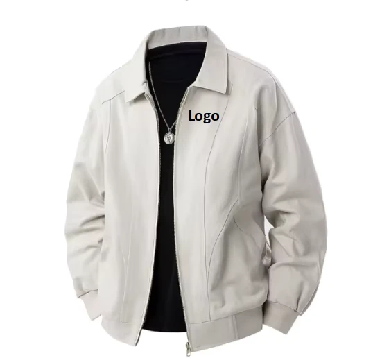 CHINEE-Mens-Retro-Workwear-Jacket-100-Cotton-Lined-Baseball-Uniform-Solid-Loose-Fit-Autumn-Casual-Style