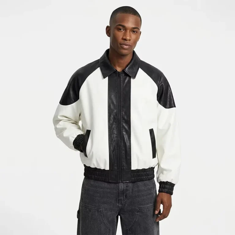 CHINEE-Mens-Streetwear-Casual-Winter-Loose-Fit-Embroidered-Leather-Jacket-With-Zipper-Front-Windproof-Y2K-Aesthetic-Faux-Leather