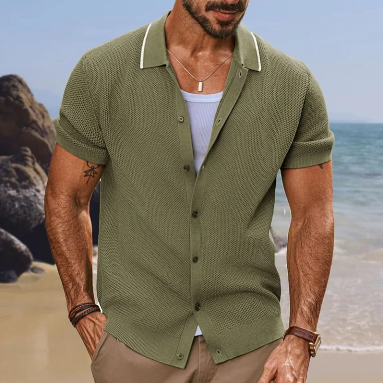CHINEE-Mens-Summer-Business-Knitted-Cardigan-Polo-Shirts-Men-Short-Sleeve-Knitwear-Button-Down-Shirt-Tops-1