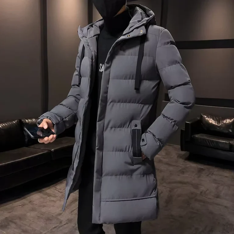 CHINEE-Mens-Thickened-Warm-Long-Coat-Casual-Slim-Fit-Hooded-Parker-Winter-Solid-Cotton-Padded-Long-Jacket