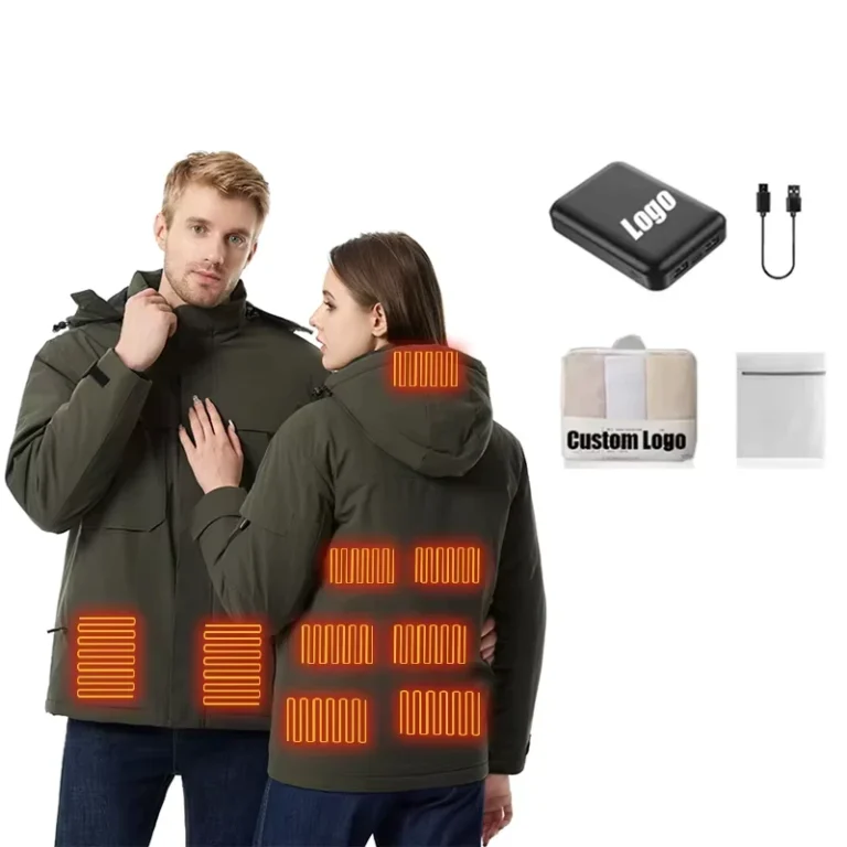 CHINEE-Mens-Waterproof-Winter-Jacket-with-9-Heated-Zones-Electric-Puffer-Coat-Featuring-Plus-Size-and-Zipper-Closure