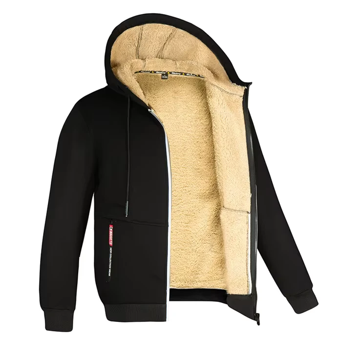 CHINEE-Mens-Winter-Coat-Loose-Velvet-Jacket-Stand-Collar-Fleece-Thick-Cardigan-Casual-Canvas-Hoodie-for-Men