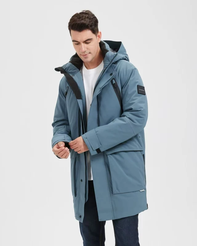 CHINEE-Mens-Winter-Down-Coat-Hooded-Down-Jacket-Detachable-Sleeve-Puffer-Jacket