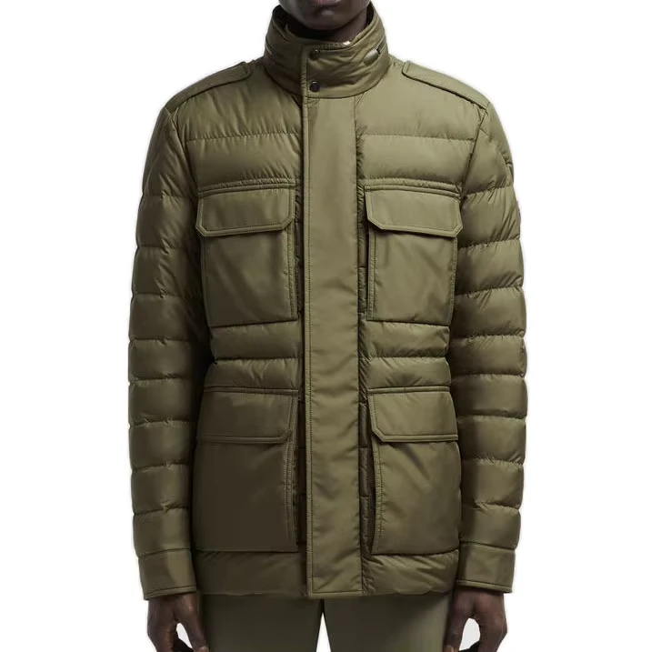 CHINEE-Mens-Winter-Jacket-with-Stand-Collar-Cotton-Padded-and-Big-Pockets-Waterproof-and-Breathable-Thin-Lining-Down-Jacket