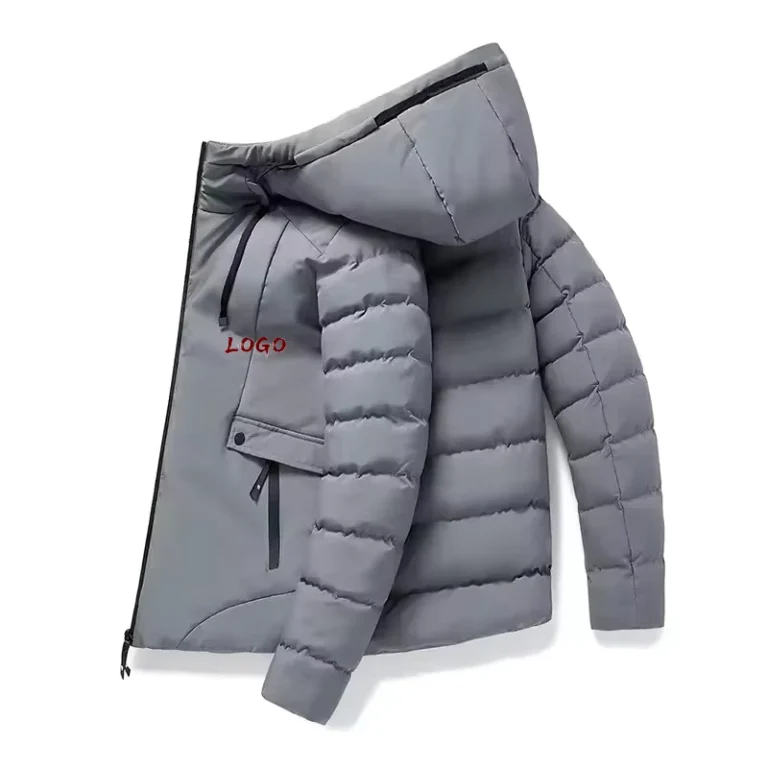 CHINEE-Mens-Winter-Puffer-Coat-Hooded-Down-Jacket-with-Zipper-Closure-Waterproof-and-Plus-Size-Knitted-Jacket
