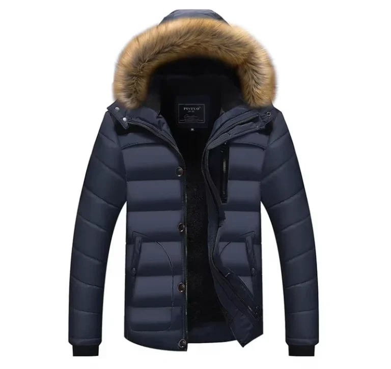 CHINEE-Mens-Winter-down-Jacket-New-Hooded-Plush-Parka-with-Windbreak-and-Waterproof-Coating-for-Windy-Weather