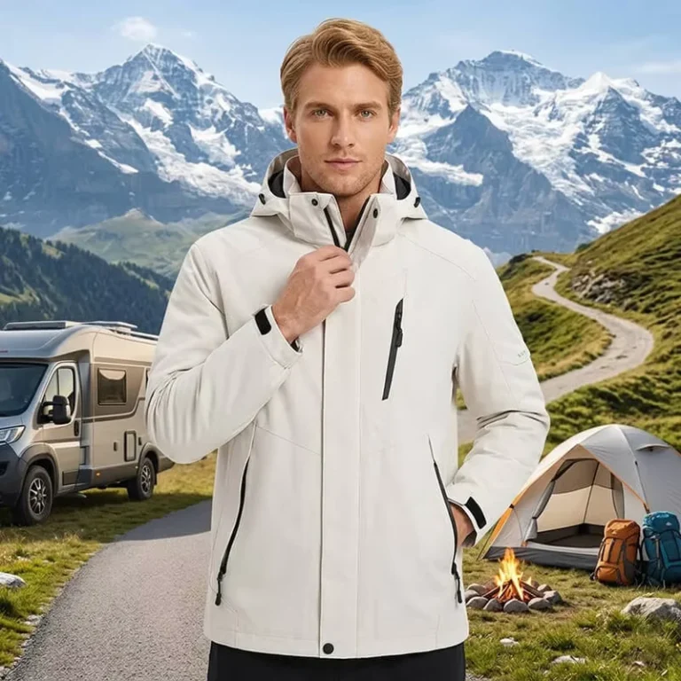 CHINEE-Mens-Womens-Spring-Autumn-Fashionable-Versatile-Lightweight-Polyester-Windbreaker-Outdoor-Sports-Hiking-Mountaineering-White