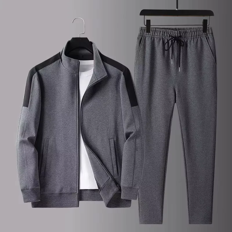 CHINEE-Middle-aged-Elderly-Mens-Casual-Sports-Suit-for-Spring-Autumn-Loose-Plus-size-Jacket-Pants-Two-piece-Set-for-Dads-100-Nylon-1