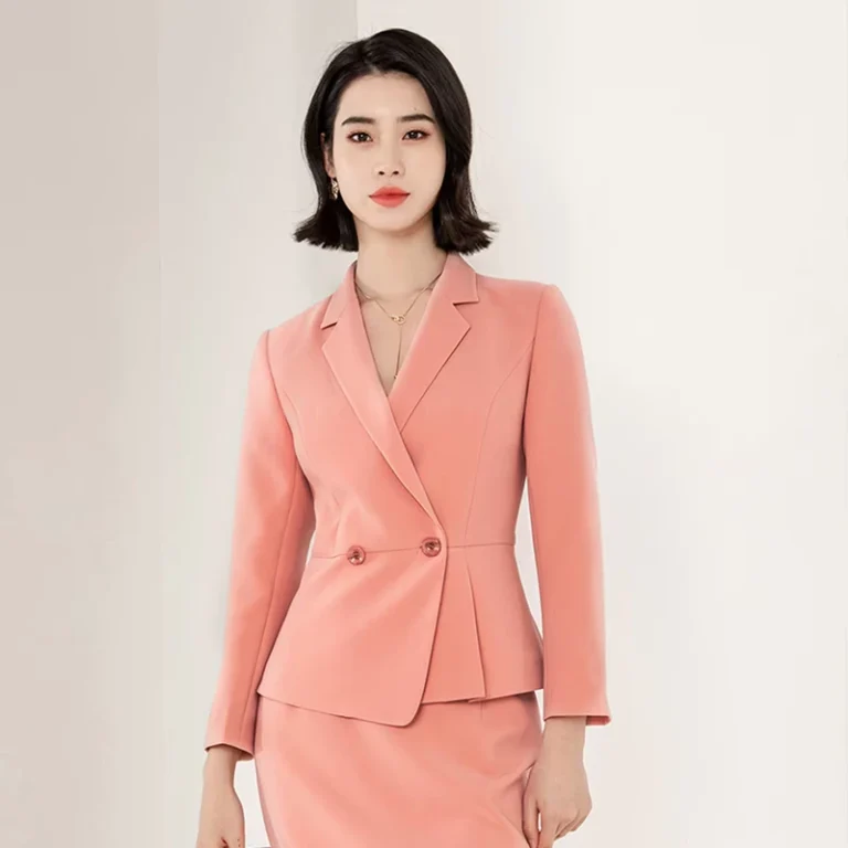 CHINEE-Minze-Style-Spring-and-Autumn-Womens-Notched-Collar-Button-Detail-Double-Breasted-Blazer-Suit-Coat-Office-Business-2