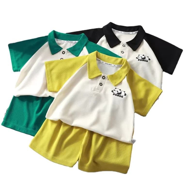 CHINEE-Modern-Style-Summer-Kids-Outwear-Polo-Shirt-and-Shorts-Teenagers-Boys-2pcs-Clothing-Set-1