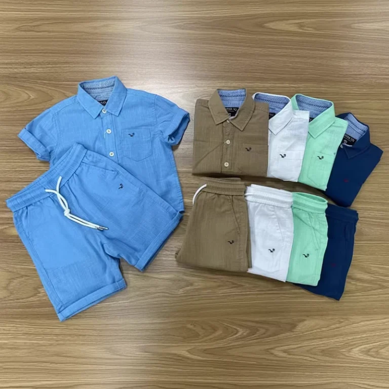 CHINEE-New-Boys-Casual-Two-Piece-Clothing-Set-Summer-Workwear-Style-Short-Sleeve-Suit-with-Front-Opening-Pocket-Made-From-Cotton-1