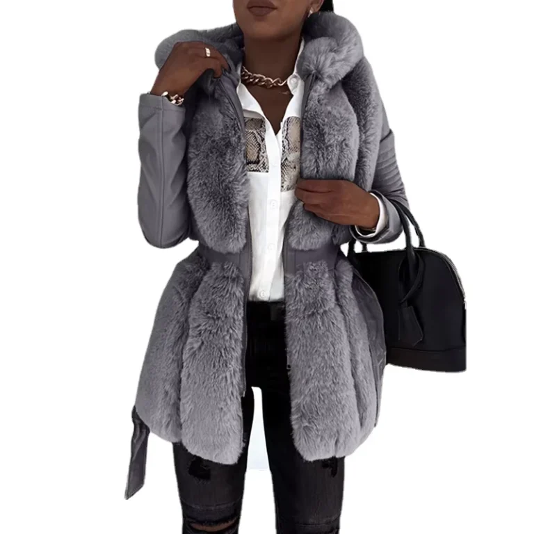 CHINEE-New-Fur-Coat-Womens-Hooded-Solid-Zipper-Jacket-Coat-Womens-Wear