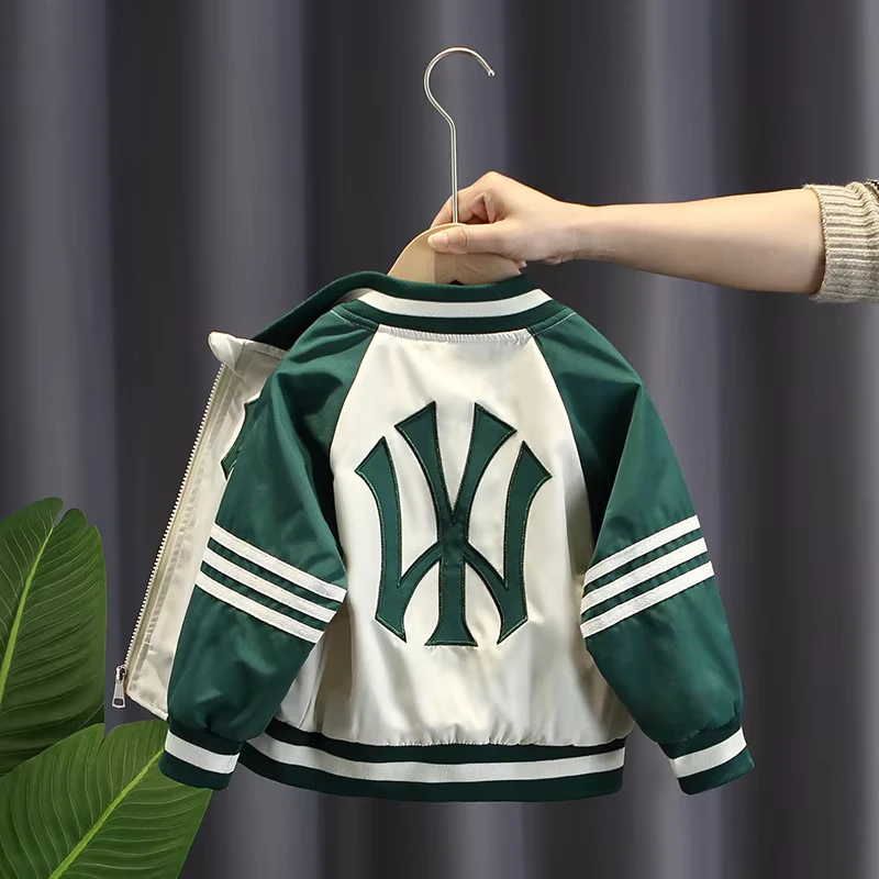 CHINEE-New-Korean-style-Casual-Childrens-Wear-Boys-Spring-and-Autumn-Tops-Baby-Baseball-Jackets