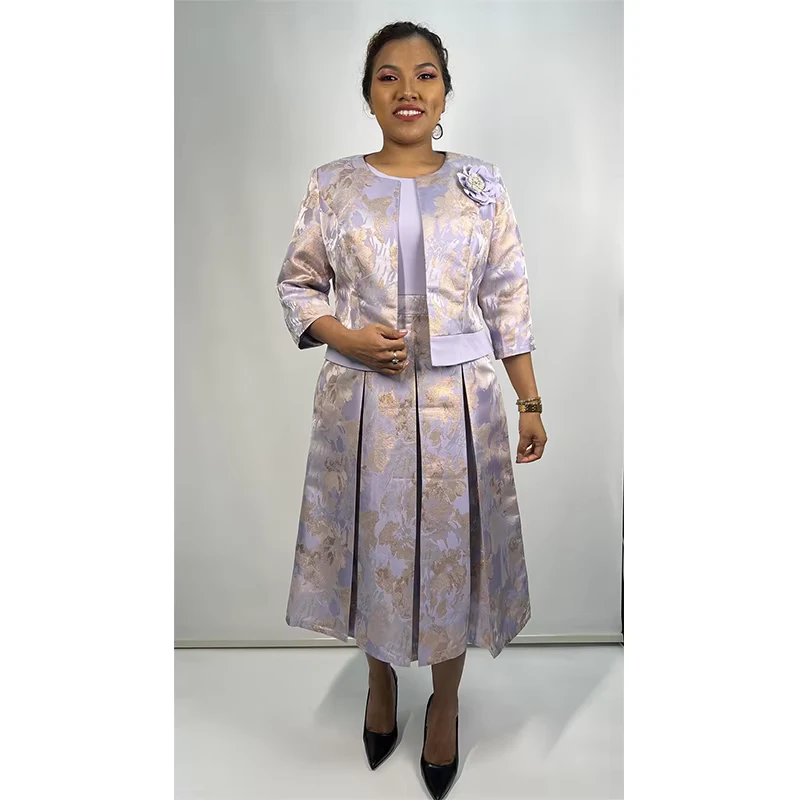 CHINEE-New-Ocasional-Woman-Office-Suit-2-Pieces-Elegant-Flora-Dress-Suit-Women-Skirt-Set-1