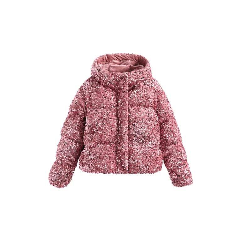 CHINEE-New-Star-Fashion-BLING-Velvet-Sequined-White-Duck-Down-Jacket