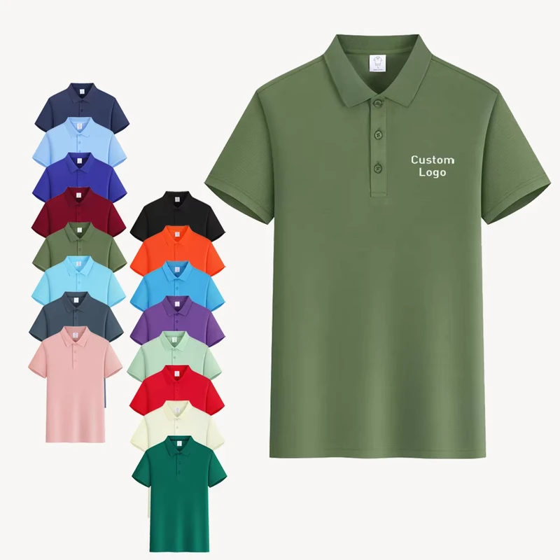 CHINEE-New-summer-Fashion-Mens-Workwear-Custom-Logo-Mens-Short-Sleeved-polo-Shirt-Blank-polo-Shirt