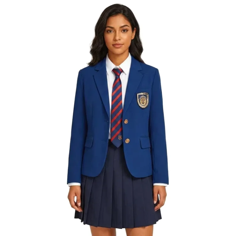 CHINEE-Nylon-School-Uniform-Blazer-Embroidered-Logo-Suit-Two-Button-Suit-Day-Basic-Spring-Summer-Uniform-1