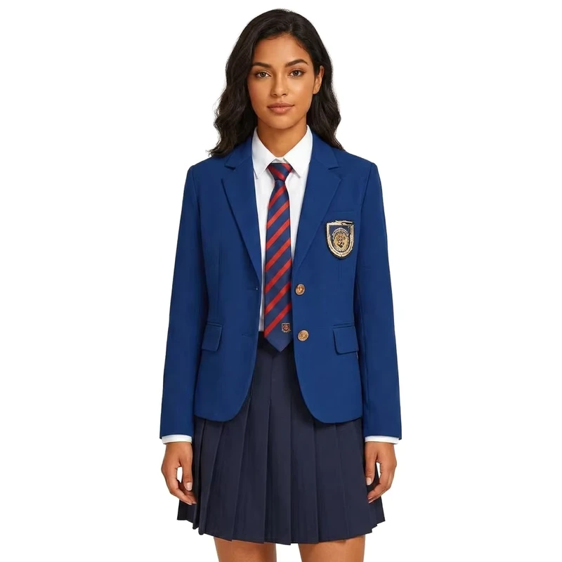 CHINEE-Nylon-School-Uniform-Blazer-Embroidered-Logo-Suit-Two-Button-Suit-Day-Basic-Spring-Summer-Uniform-1
