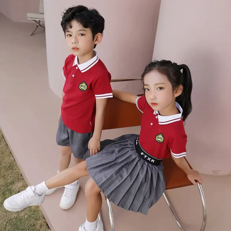 CHINEE-OEM-Boys-and-Girls-Two-Piece-Summer-Uniform-Set-Custom-Design-Polo-Shirts-and-Skirt-Primary-Children-High-Kid-School-Uniforms-1