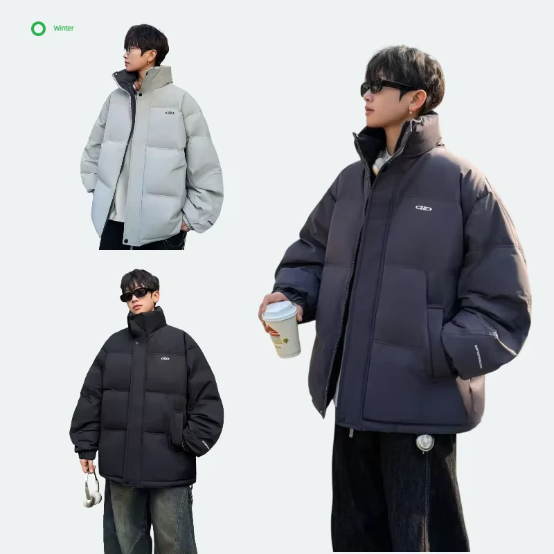 CHINEE-OEM-Custom-Design-Waterproof-Windproof-Breathable-Fall-Winter-Mens-Casual-Thick-Jacket-Loose-Fit-Varsity-Logo-Stand-100