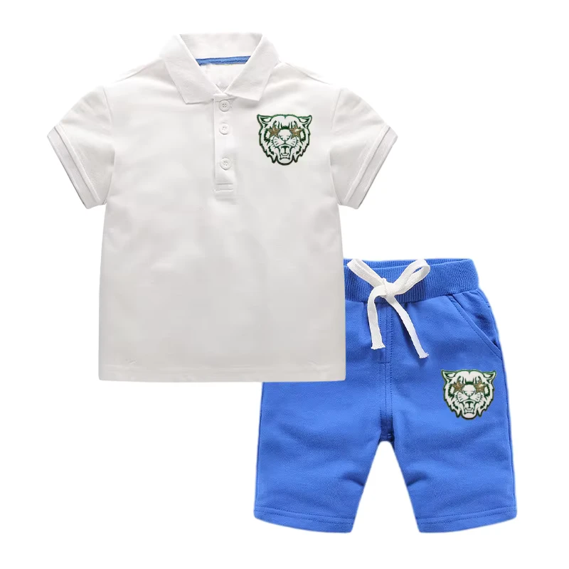 CHINEE-OEM-Customized-Design-Summer-Boys-Clothing-Set-Solid-Breathable-Polo-T-shirts-Shorts-Casual-Children-Clothing-Set-1
