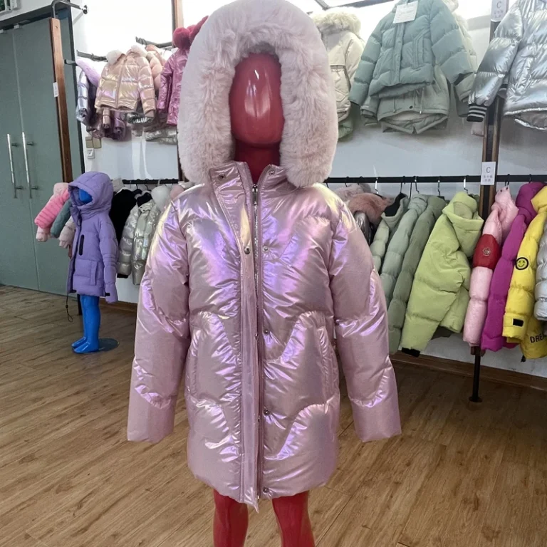 CHINEE-OEM-Girls-Winter-Snow-Blazer-Fur-Hoodies-Outerwear-Thick-Warm-Windproof-Waterproof-Print-Zipper-Coat-Children-Jackets