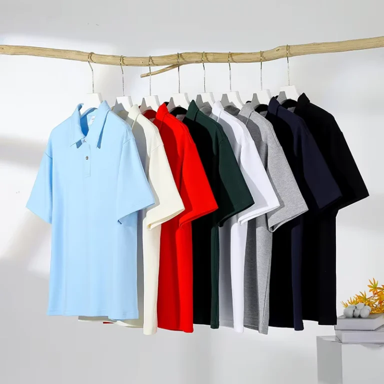 CHINEE-OEM-High-Quality-Plus-Size-100-Cotton-Mens-Polo-Shirt-230Gsm-Custom-Embroidery-Printing-Logo-Blank-Pique-Polo-Shirts