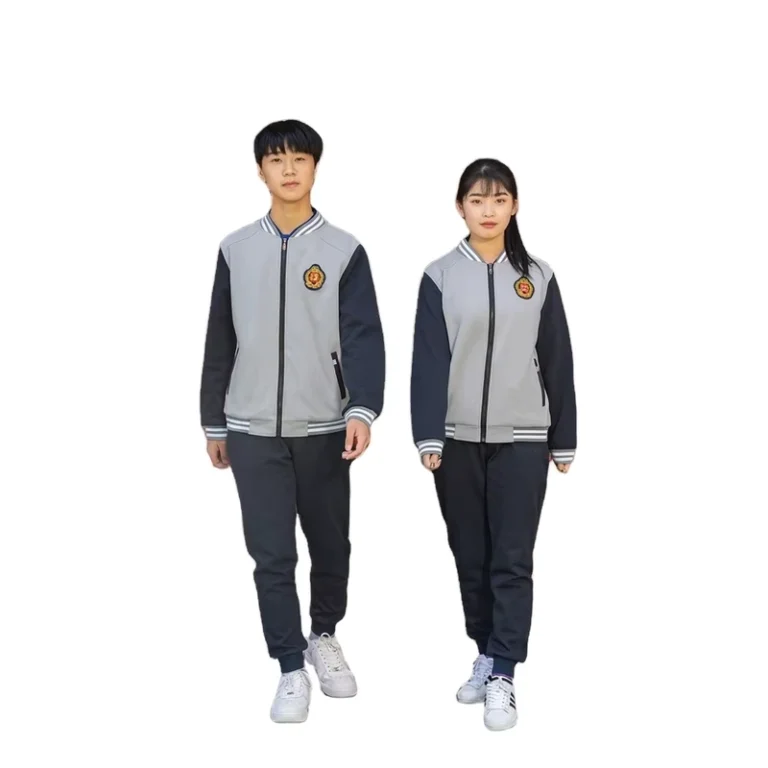 CHINEE-OEM-High-Quality-Student-School-Uniforms-Primary-Children-Kids-Baseball-Jacket-Europe-America-Full-Sets-Suit-School-Uniform-1