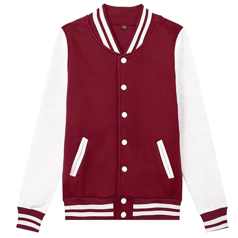 CHINEE-OEM-Manufacture-Custom-Logo-Blank-Plain-Varsity-Jacket-Leather-Sleeve-Chain-Chenille-Embroidery-Vintage-Letterman-Varsity-Jacket