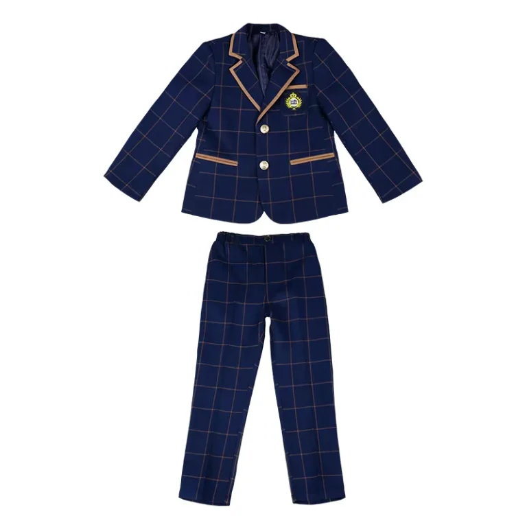 CHINEE-OEM-ODM-Custom-Design-School-Uniforms-Primary-School-Students-Suit-Set-Boys-Girls-Skirt-School-Uniform-Blazer-with-Pants