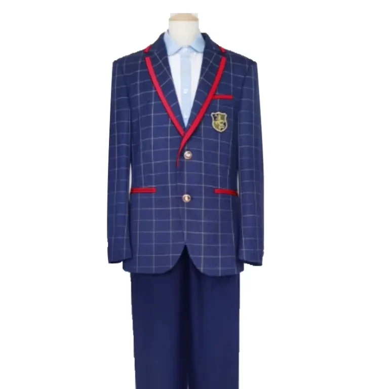 CHINEE-OEM-Unisex-School-Uniforms-for-Primary-Middle-High-University-Students-Blazer-Pants-Skirt-in-Polyester-Rayon-Childrens-Designs-1