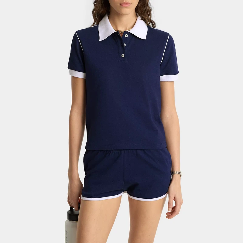 CHINEE-OEM-Womens-Summer-Casual-Fashionable-Set-Polo-T-Shirt-and-Shorts-Set-Custom-Logo-Sports-Clothing