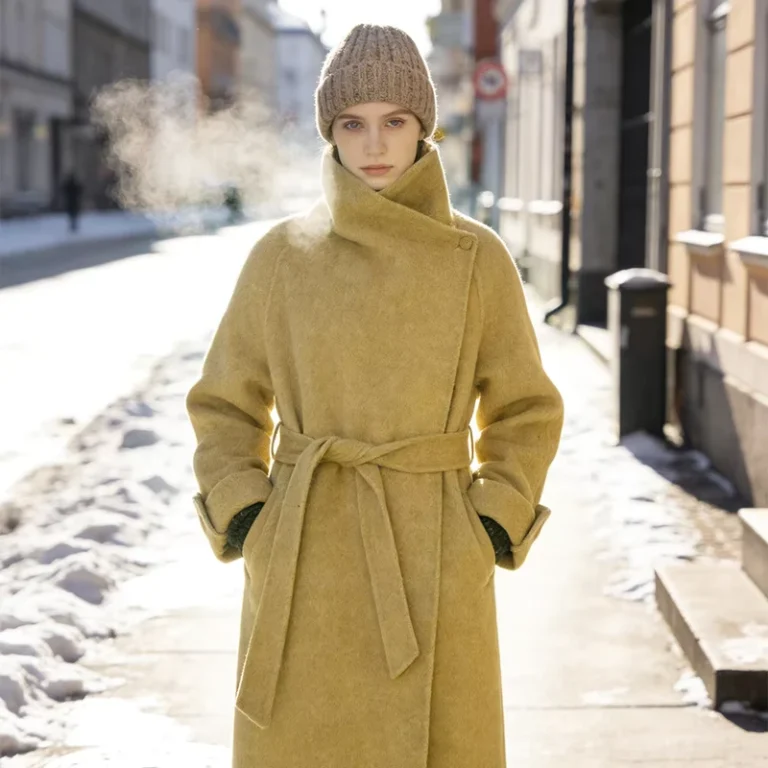 CHINEE-OEM-Womens-Winter-Long-Wool-Blend-Double-Faced-Quilted-Jacket-Convertible-Collar-Side-Vents-Overcoat-Factory-Price