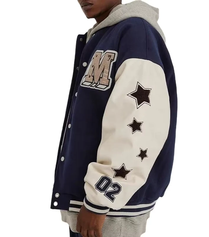 CHINEE-Oem-High-Quality-Sports-Baseball-Jacket-Uniform-Letterman-Outdoor-Coat-Chenille-Embroidered-Logo-Custom-Varsity-Jacket-With-Hood