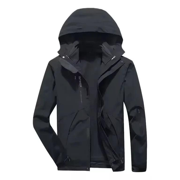 CHINEE-Outdoor-3-in-1-Track-Suit-Jacket-Adult-Waterproof-Windproof-Tex-Zipper-Detachable-Thickened-Polyester