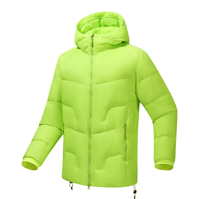 CHINEE-Outdoor-Hiking-Mountaineering-Mens-Waterproof-Breathable-Casual-Zipper-Closure-Down-Puffer-Jacket-Hooded-Insulated-Thick