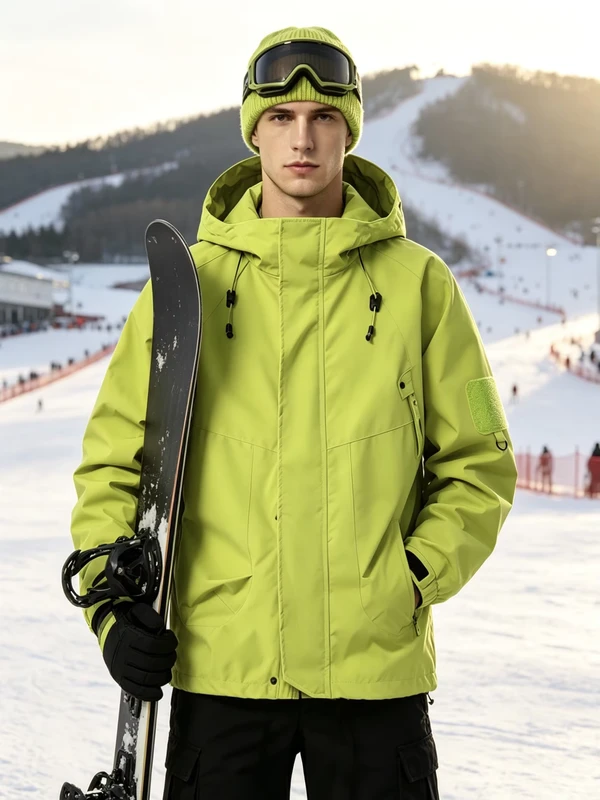CHINEE-Outdoor-Ski-Hiking-Shell-Jacket-Breathable-Waterproof-Hooded-Snow-Coat-Polyester-Winter-Unisex