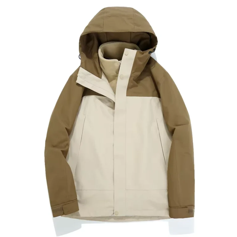 CHINEE-Outdoor-Three-in-One-Removable-Mens-Womens-Windproof-Waterproof-Breathable-Fleece-Liner-Cold-Resistant-Seamless-Chemical-Fiber