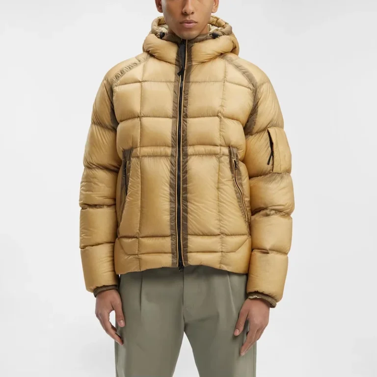 CHINEE-Outerwear-Men-Winter-Padded-Quilted-100-Polyamide-Nylon-Hooded-Shell-Ripstop-Down-Filled-Puffer-Jackets-With-Adjustable-Hood