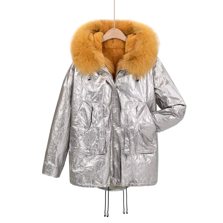 CHINEE-Oversize-Long-Casual-Hooded-Winter-Jacket-with-Fur-Trim-and-Logo-Detail-Woven-Polyester-Fabric-Detachable-Fur-for-Women-Bunda
